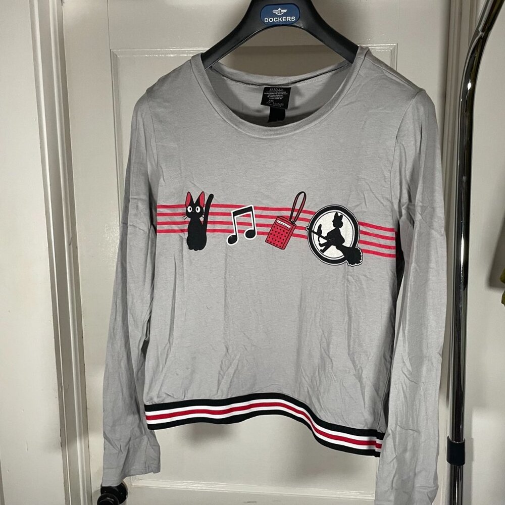 Kiki's Delivery Service Her Universe Icon Stripes Long-Sleeve Juniors T-Shirt